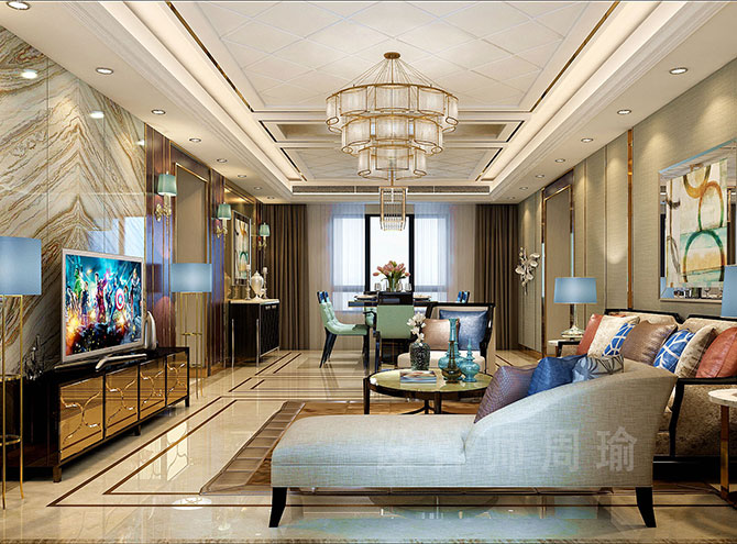 美女图片大黄世纪江尚三室两厅168平装修设计效果欣赏